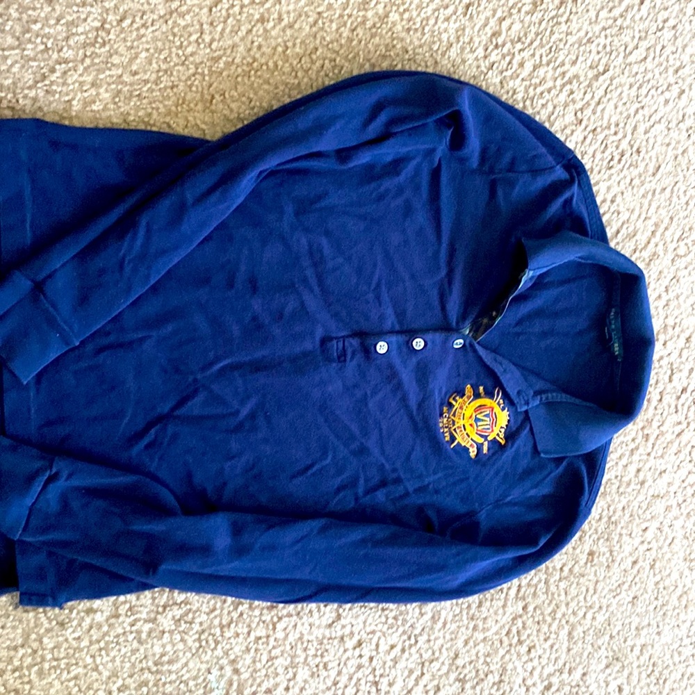 Navy blue Collar shirt